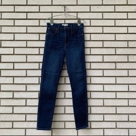 Madewell 10" High-Rise Skinny Jeans in Hayes Wash F4684 - Picture 4 of 13